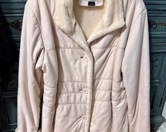 Chaqueta de piel sintética blanca, color marfil, pespunte peludo, estilo hippie, para novia, para boda campestre, estilo western, estilo princesa Cruises, de ante sintético.