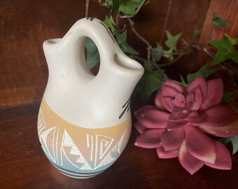 ナバホ族のウェディング花瓶 ネイティブアメリカンインディアン陶器 南