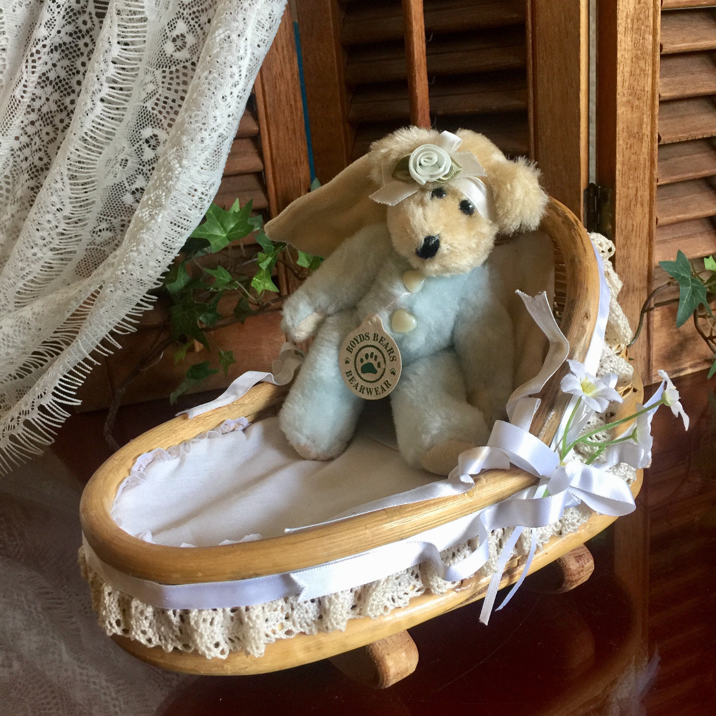 teddy bear bassinet