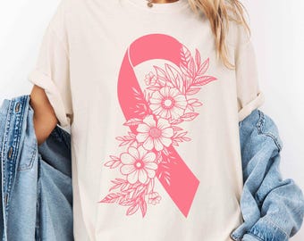 Breast Cancer Awareness Shirt For Women, Breast Cancer Pink Ribbon Shirt, Breast Cancer Shirt