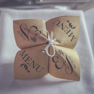 Cocotte en papier personnalisable mariage