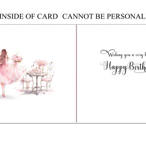 Personalised 21st Birthday Butterfly Card For Daughter, Niece, Granddaughter - Peach & Black