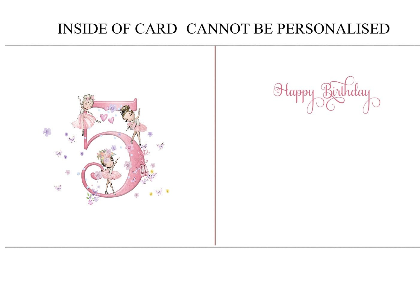 thumbnail interactive-video image 1 of CENTRAL 23 Fifth Birthday Card - Ballet Cat 5 - Happy 5th Birthday Card For Daughter, Niece, Cousin Or Girl - Comes With Stickers 1 of 14