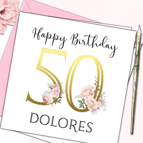 Regalos De Cumpleaños 50 Para Mujeres, Caja De Madera, Letrero De Decoración De Escritorio Para El