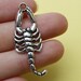 Scorpion, Scorpion Pendant, Scorpion Charms, Scorpio, Scorpio Pendant, Scorpio Charm, DIY Supplies, Jewelry Making 16*41mm
