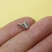 Dice Charms ( 3D and Double Sided ) 12x8mm Antique Tibetan Silver Tone Metal charms