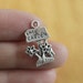 Garden Charms Antique Silver Tone Cute My Garden Signpost charms 22mm x 14mm
