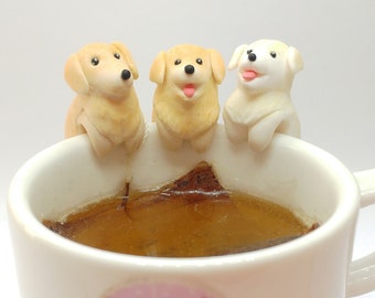 Golden Retriever Tea Bag Holder - Golden Retriever Gifts - Dog Lovers Gifts - Mug Decor