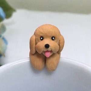 Porta bolsitas de té con diseño de Golden Doodle: regalo para caniches, amigos de la taza, regalos para amantes de los caniches, regalo para amantes del té
