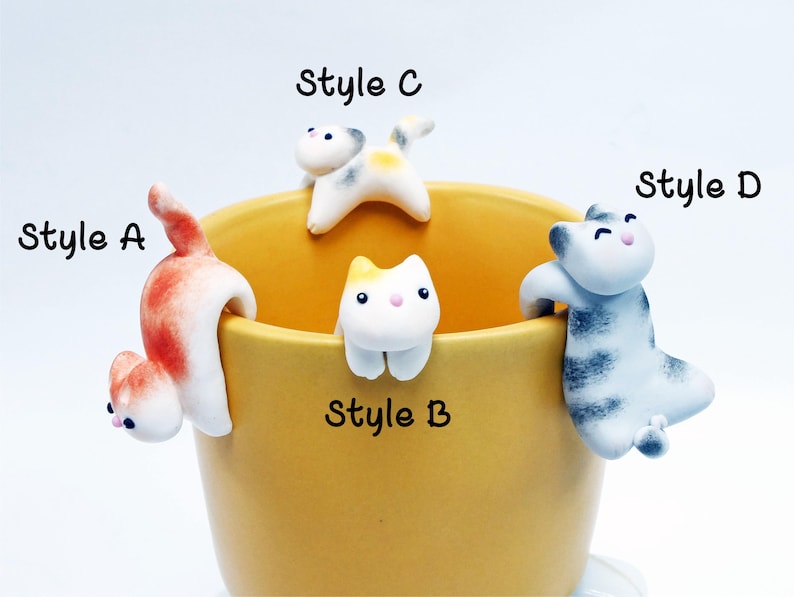 Cat Tea Bag Holder D Cute Cat Tea Pot Teabag Holder Cat Etsy Hong Kong