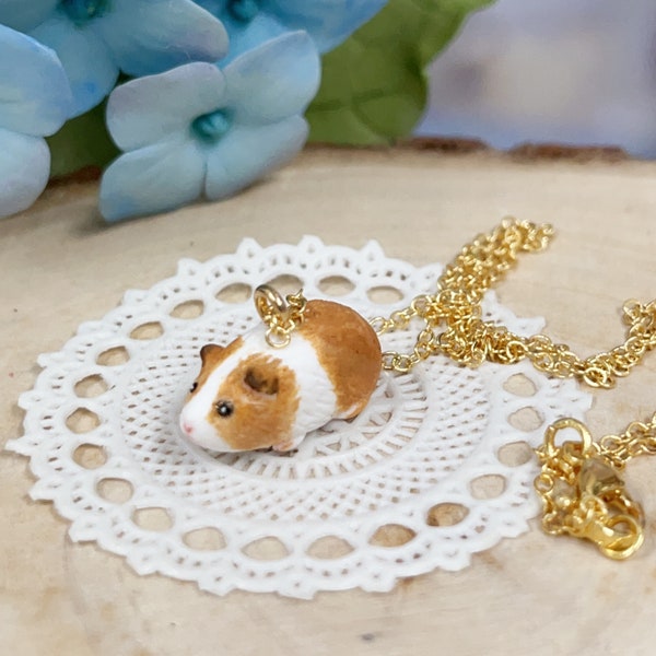 Guinea Pig Necklace Etsy