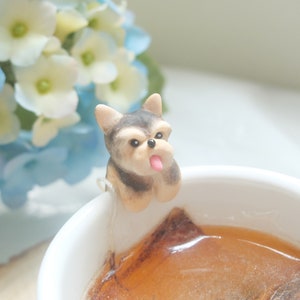 Yorkshire Terrier Tea Bag Holder - Yorkie Gift - Tea Lover Gift