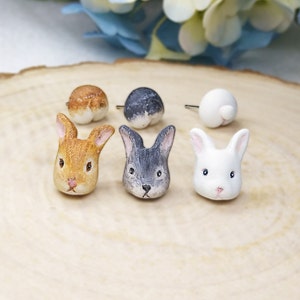 Rabbit Earrings - Rabbit Earrings - Bunny Earrings - Bunny Lover Gift - Easter Bunny Earrings