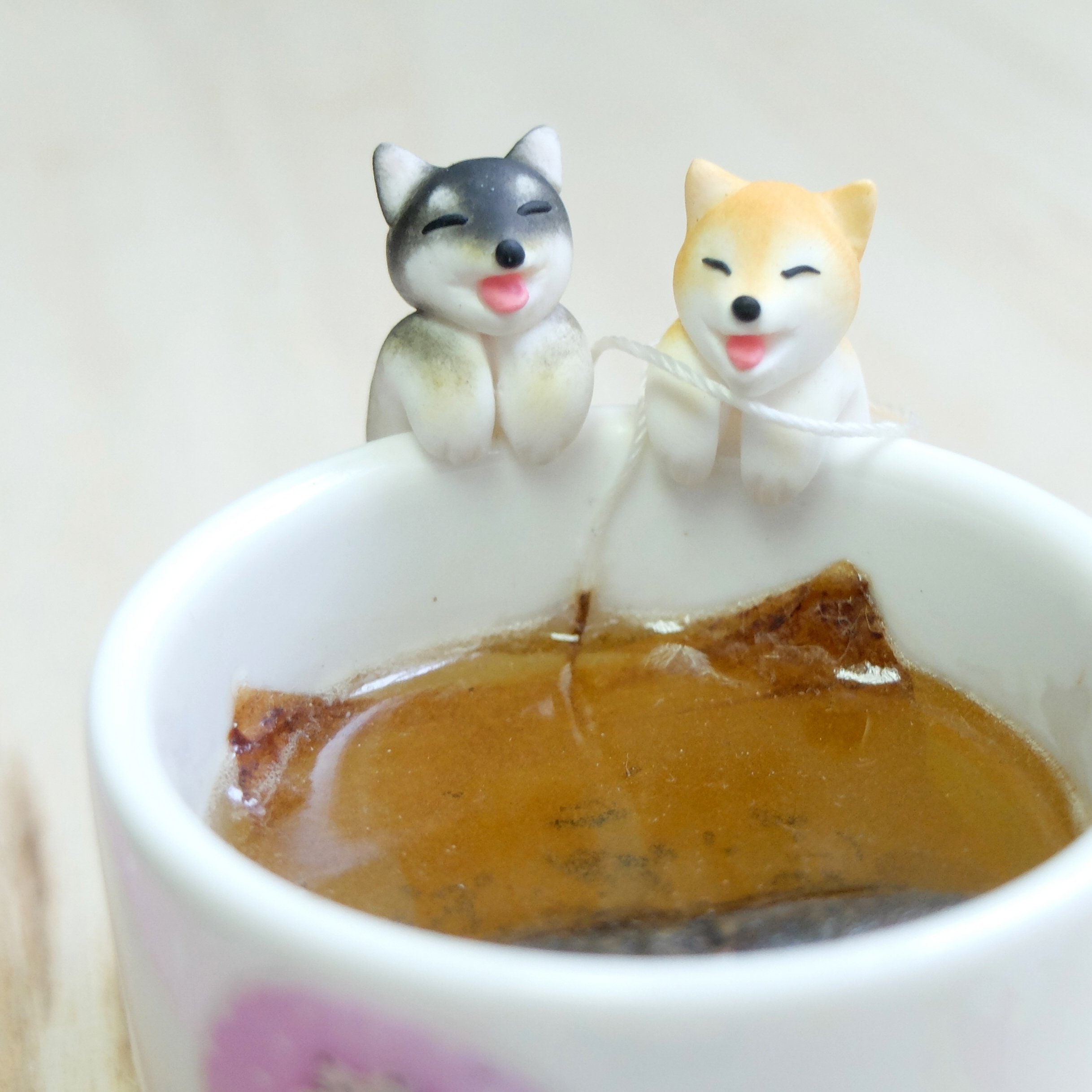 Shiba Inu Tea Bag Holder Black Shiba Inu Gifts Black and Etsy
