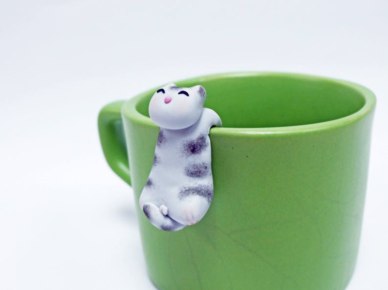 Cat Tea Bag Holder D Cute Cat Tea Pot Teabag Holder Cat Etsy Hong Kong