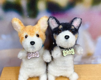 Miniature Corgi With Flexible Head & Legs - Miniature Dog