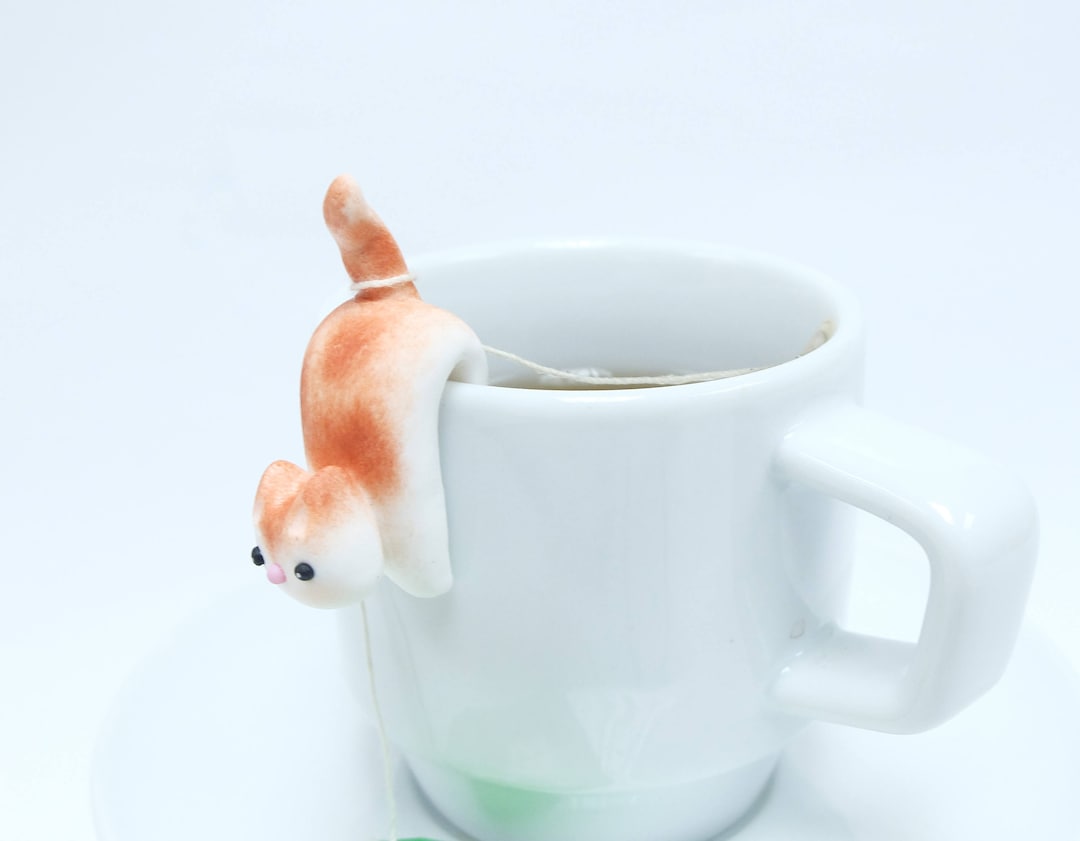 Cat Tea Bag Holder A Cute Cat Tea Pot Teabag Holder Cat Lovers Gifts