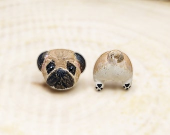 Pug Earrings - Pug Lover Gifts - Dog Earrings - Pug Jewelry - Pets Lover Jewelry - Dog Lover Gifts - Pug Gift