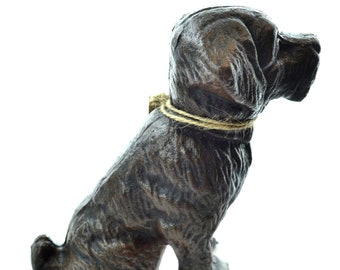 Lulu Decor, Cast Iron Decorative Dog Door Stopper, Doorstops, Sculpture, Dog Statue (Black 9.40 lbs)