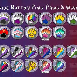 Pride Button Pins - LGBTQIA2S+ Bisexual Pansexual Lesbian Gay Intersex Polyamourous GenderQueer Asexual Nonbinary Trans - Made in Canada