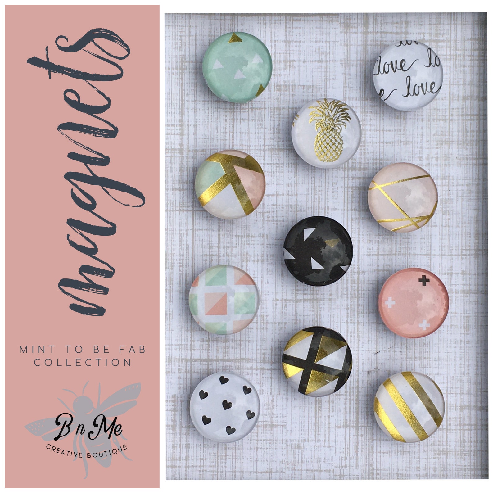 Glass Locker Decoration 6 Pc Strong Etsy