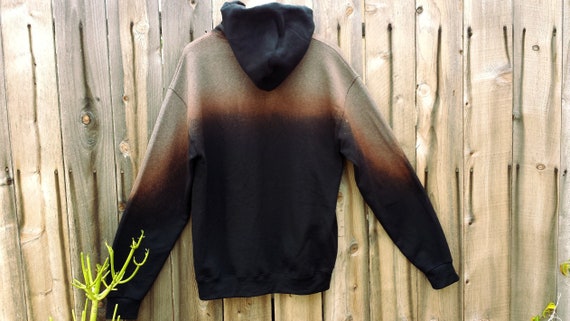 Ombre Hoodie, Custom Cropped Ombre Hoodie, Cropped Tie Dye Hoodie