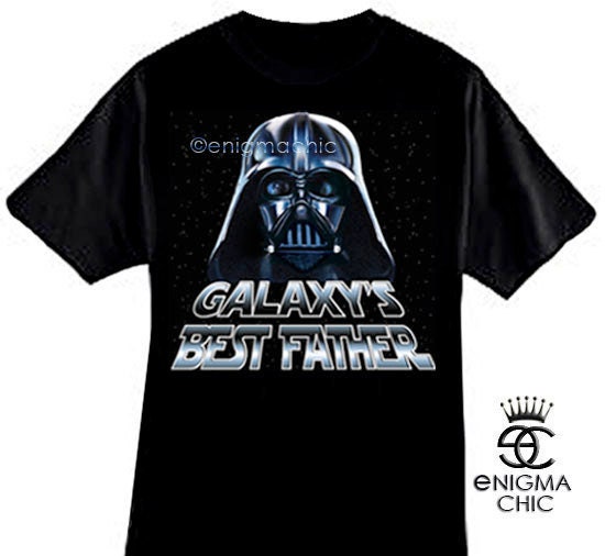 DARTH VADER Galaxy's Best Father T-shirt Star Wars Gift - Etsy