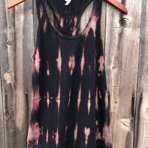 Smokey Tie Dye Tank Top, Boho Tank Top, Unikat Tie Dye Tank Top handgemacht by Enigma Chic