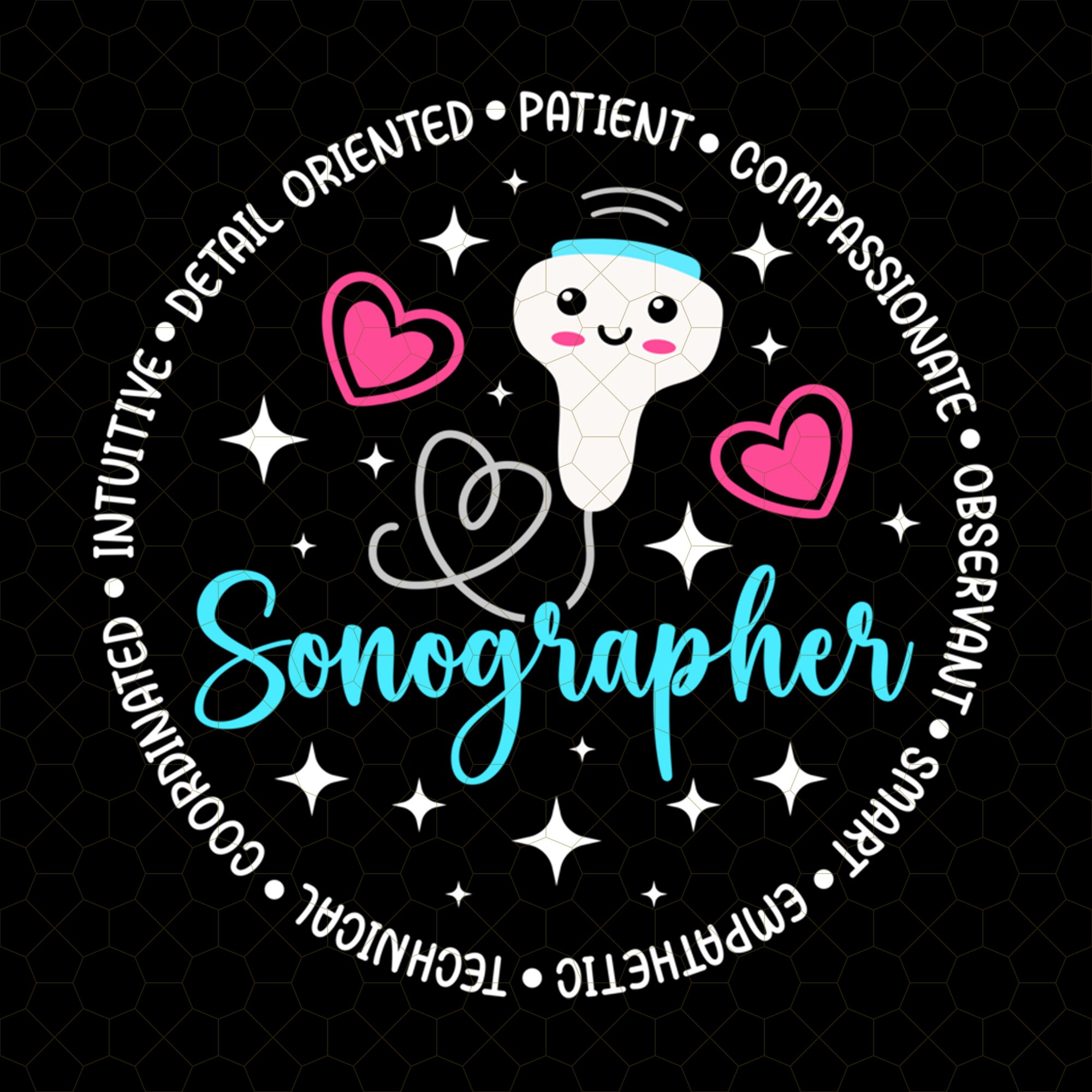 Sonographer Appreciation Circle Sonography Png, Ultrasound Tech