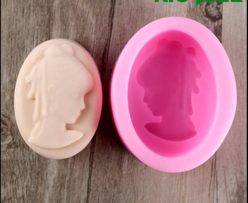 Beautiful Girl Soap Mold Flexible Silicone Mold For Handmade Etsy