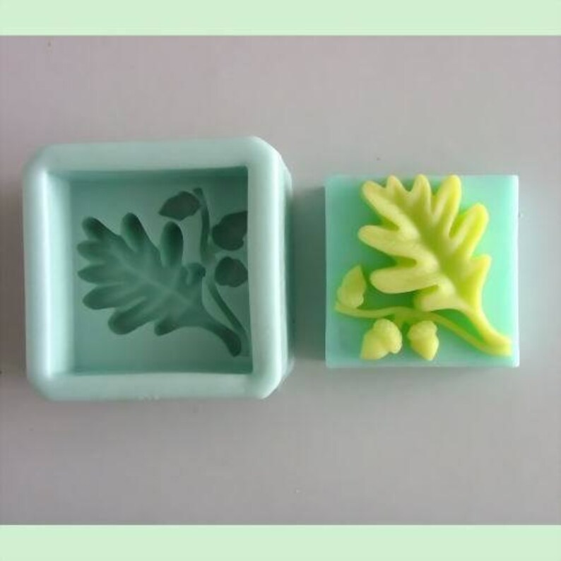 Leaf Soap Mold Flexible Mold Silicone Mold Soap Candle Candy Etsy