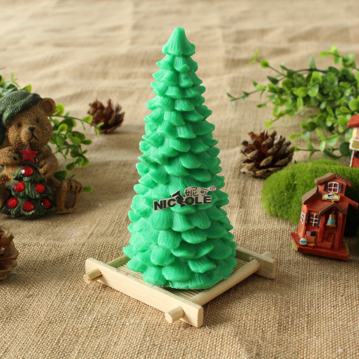 3D Christmas Tree Soap Mold Flexible Silicone Mold for Etsy