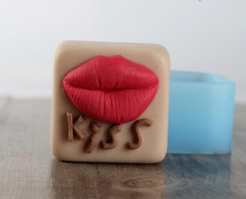 Kiss Collection Lips Fondant Molds, Silicone Lip Mold Fo