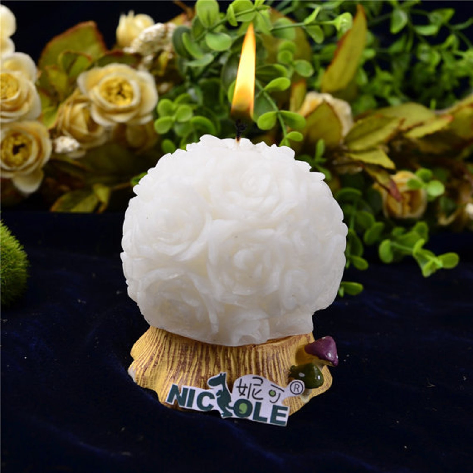 3D Rose Floral Ball Soap Mold Flexible Silicone Mold Soap Etsy