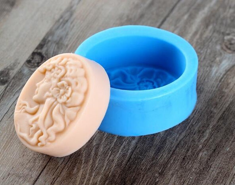 Beautiful Woman Soap Mold Flexible Silicone Mold For Handmade Etsy