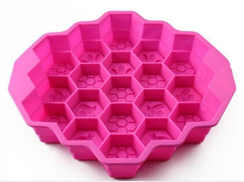 Small Size Bee Cake Mold Flexible Silicone Choclate Etsy