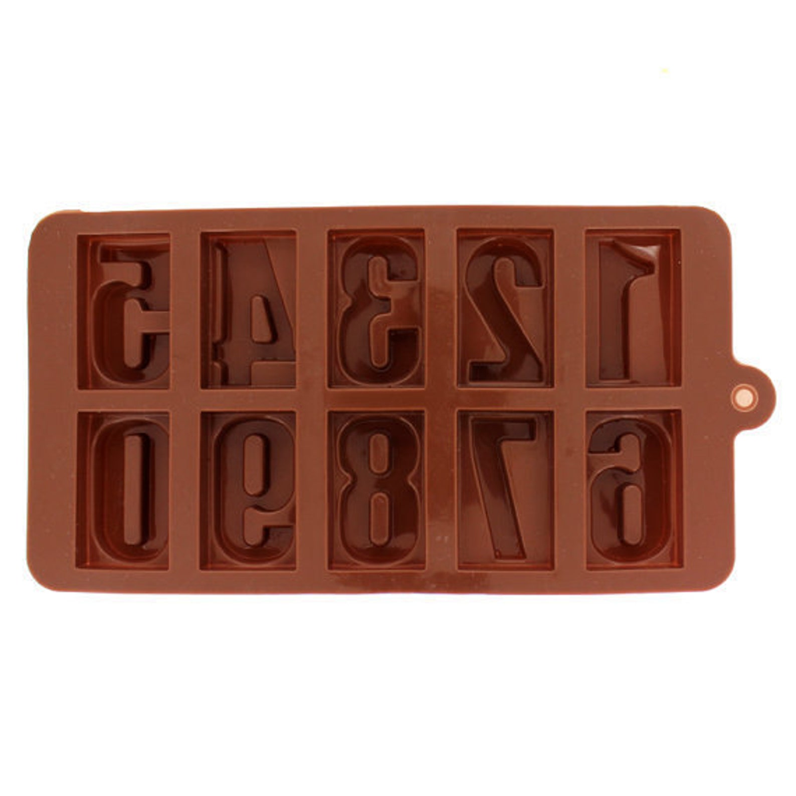 10cavity Number Cake Mold Flexible Silicone Soap Mold For Etsy