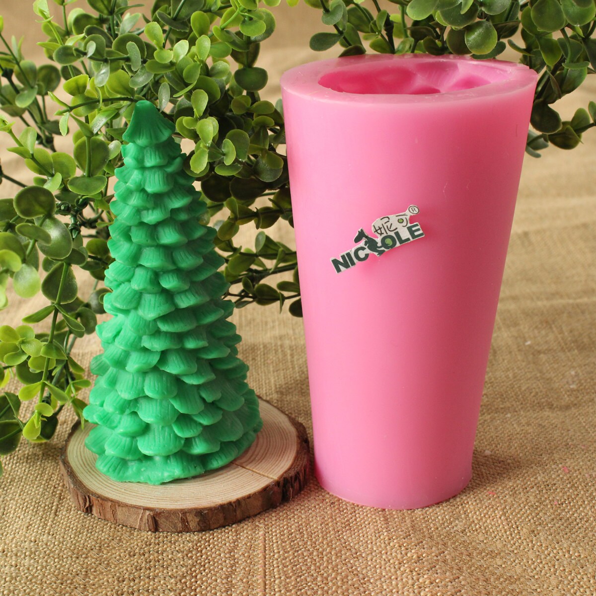 3D Christmas Tree Soap Mold Flexible Silicone Mold for Etsy