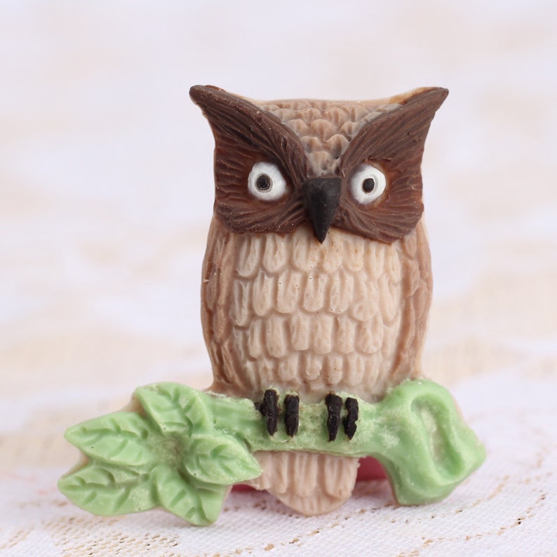 Owl Resin Mold Fondant Polymer Clay Mold Flexible Silicone Etsy