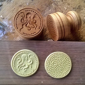 Octopus Corzetti Pasta Stamp made in fine Beech Wood from the Tuscan Casentino Forest