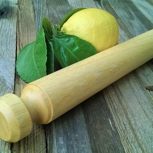 Nudelnadel in seltenem Zitronenholz aus Sizilien, Pasta Maker Mattarello, traditionelle verlorene italienische Werkzeuge, seltene handgemachte Sammelnadeln