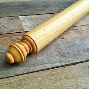 Rolling pin in rare Lemon wood from Sicily, classic handles, Pasta Maker Rolling pin, traditional Italian tools, rare collectible pasta pins