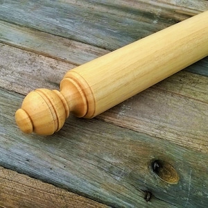 Rolling pin in rare Lemon wood from Sicily, ball handles , Pasta Maker Mattarello, traditional Italian tools, rare collectible pins, gift