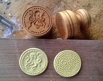 Octopus Corzetti Pasta Stamp made in fine Beech Wood from the Tuscan Casentino Forest