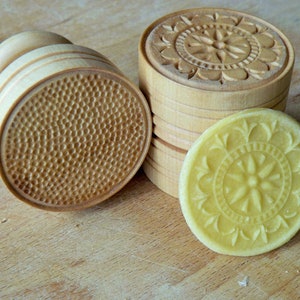 CORZETTI PASTA Stamp = 1 Handle + 1"Florentine Motif" Stamp handturned, handcarved, in Maple Chiantishire, only my hands & gouges