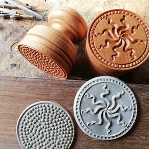 RACE VISCONTEA Pasta Stamp in Beech Wood from Casentino Forest in Tuscany, italian gift