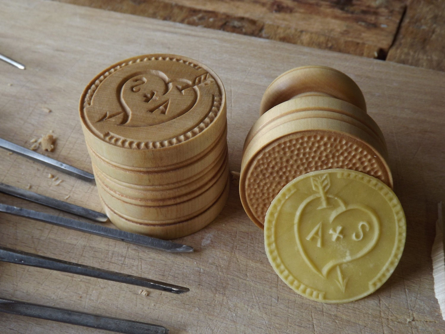 CORZETTI PASTA Custom Stamp 1 Handle 1 Your Initials Etsy