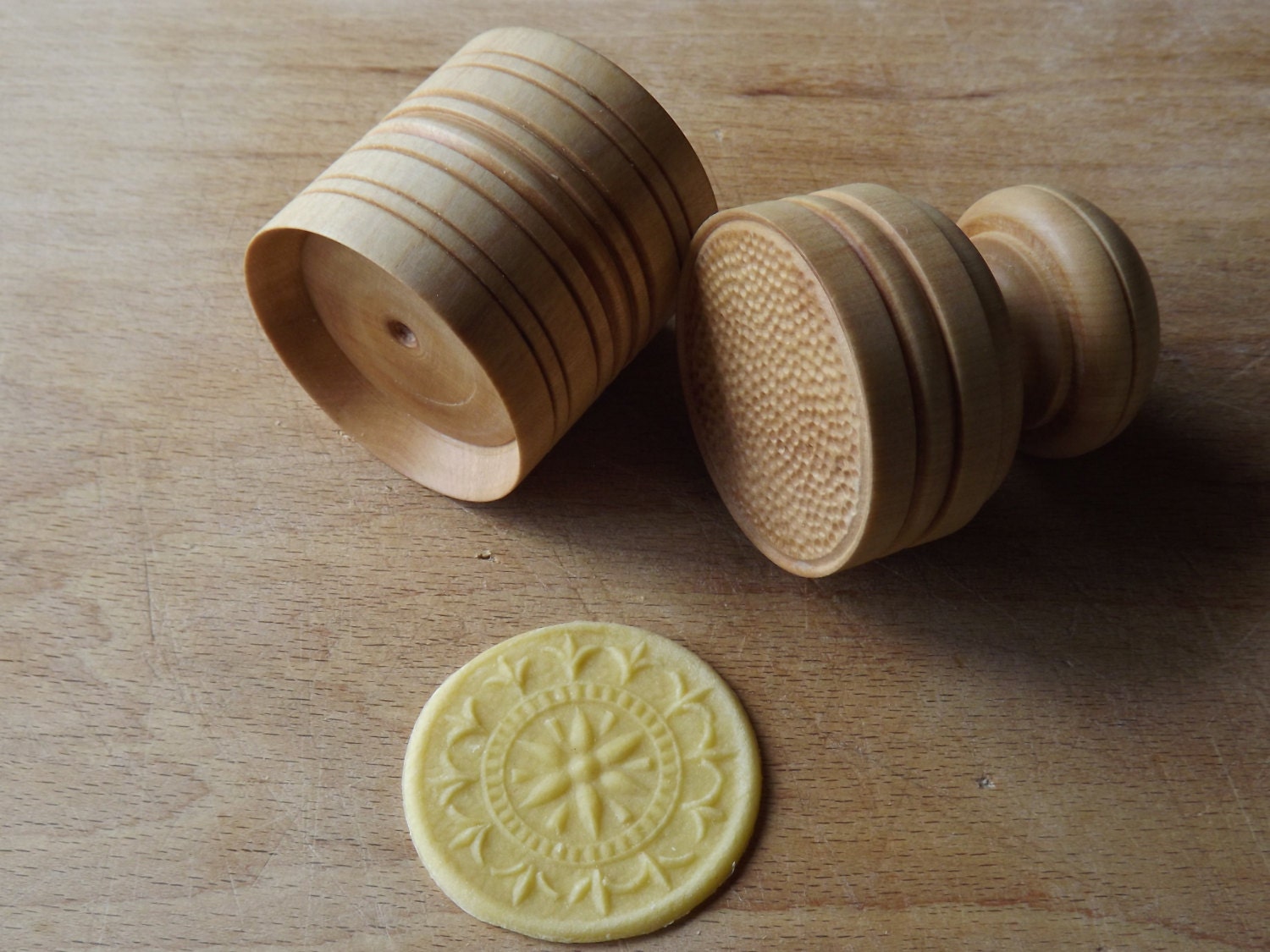 Flower-shaped Stamp for Making Ligurian Corzetti Pasta