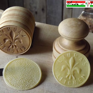 CORZETTI PASTA Custom Stamp = 1 Handle + 1Your Name Custom Stamp handturned, handcarved, in Maple, only my hands & gouges italian gift