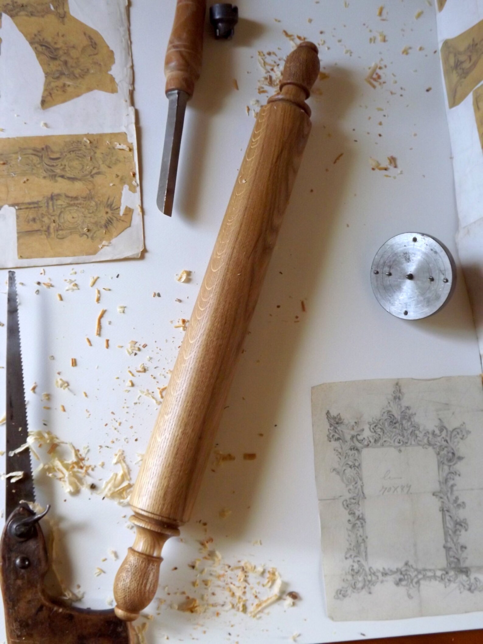 Rolling Pin Italian Mattarello Pasta Pizza Pin HandTurned | Etsy